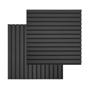 Akoestisch paneel in zwart eikenfineer 520x520x18 mm