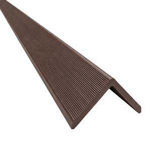 Kinsley - boven- en afsluitlijst voor gevelbekleding in bruin composiet 2900 x 219 x 29 mm