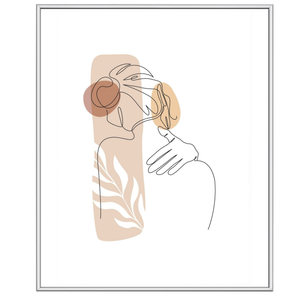 Malina fotolijst PVC glanzend Zilver 50x70 cm