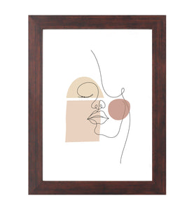 Lea - fotolijst 13x18 cm gerookt hout