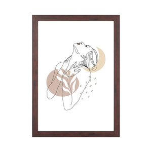 Lea - fotolijst 21x30 cm gerookt hout