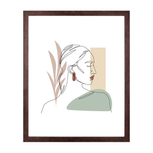 Lea - fotolijst 40x50 cm gerookt hout