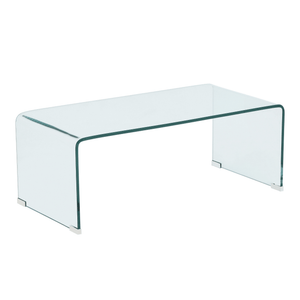 Nicole glazen salontafel 95x45x35 cm