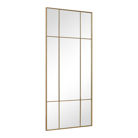 New Yorker spiegel met goud/messing lijst 180 x 80 cm