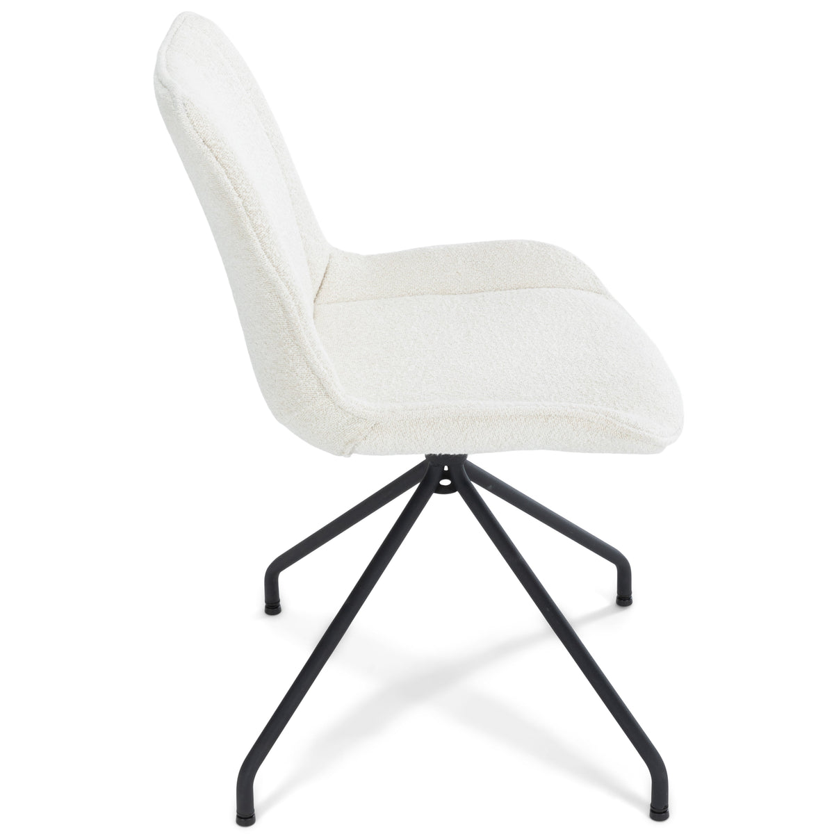 Eetkamerstoel Remo Beige Ribstof Zonder Arm Eetkamerstoel Remo Beige Ribstof Zonder Arm