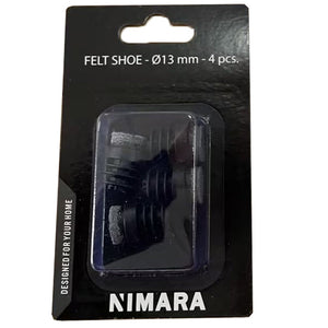 Viltschoenen Ø13 mm (4 stuks/pak)