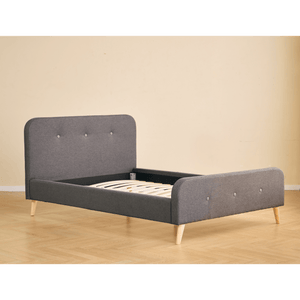 Christian bedframe in grijs 140x200 cm