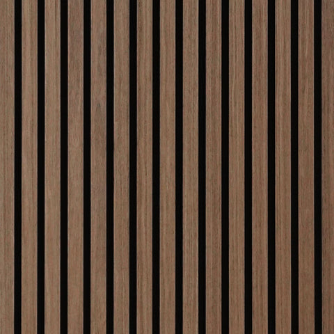 Akoestisch paneel in gerookt eikenfineer 2400x520x18 mm