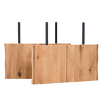 Susan/Molly/Esther - Extra Platen (2 Stuks) Voor Eikenhouten Tafelblad - Geolied Eikenhout