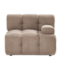 Lilie rechtermodule in zandkleur - L: 95 x D: 95 x H: 64 cm