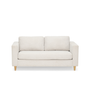 Hildur - tweezitsbank in beige L: 169 x D: 85 x H: 78 cm