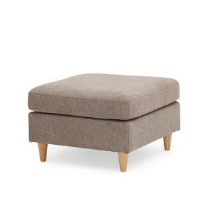 Hildur - poef in zandkleur L: 66 x B: 66 x H: 43 cm