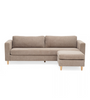 Hildur 3-zits chaise longue in zandkleur