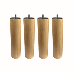 Eric houten bedpoten 20x5 cm (4 stuks)