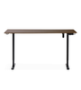 Damian verstelbare bureau, 160 x 80 cm, in gerookt eikenfineer