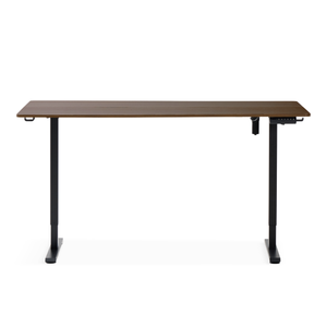 Damian in hoogte verstelbaar bureau 160x80 cm in gerookt eikenfineer