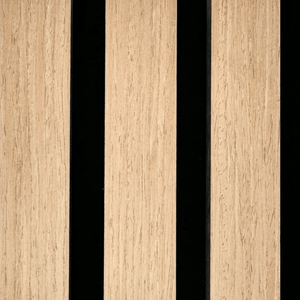 Monster van een premium akoestisch paneel in eikenfineer, 150 x 120 mm