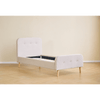 Christian-bedframe in beige, 90 x 200 cm, excl. bedlatten en matrassen