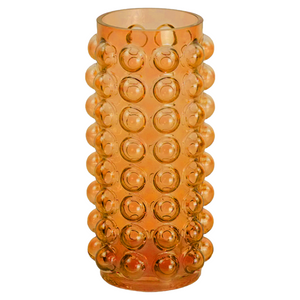 Bea glazen vaas amberkleurig 23 cm