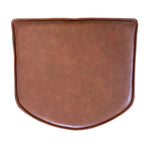 Bella - zitkussen in bruin kunstleer.