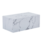 Maxine salontafel wit marmer look 90x50 cm