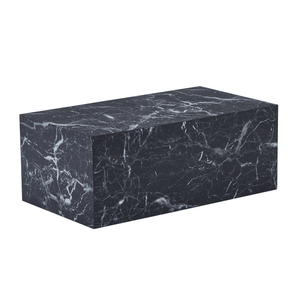 Maxine salontafel zwart marmer look 90x50 cm