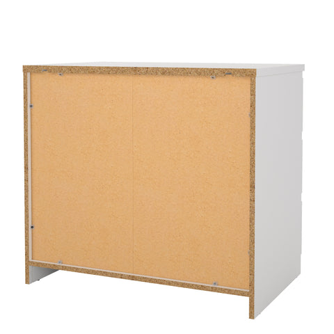 Naia ladekast 3 lades wit H: 70 x B: 77 x D: 50 cm