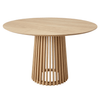 Harris ronde eettafel in eikenlook - Ø110 cm