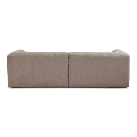 Poppy chaise longue bubble bank zand - rechts
