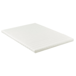Henry witte topmatras van PU-schuim 140x200x4 cm