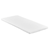 Premium Aksel witte topmatras van traagschuim 90x200x7 cm