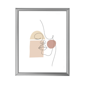 Malina fotolijst PVC glanzend Staal 13x18 cm