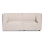 Emilia modulaire sofa in beige 2 modules L: 158 x D: 79 x H: 72 cm