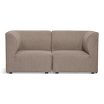 Emilia modulaire sofa in zandkleur 2 modules L: 158 x D: 79 x H: 72 cm