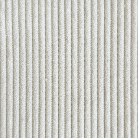 Marco - Off white fluwelen stofstaal