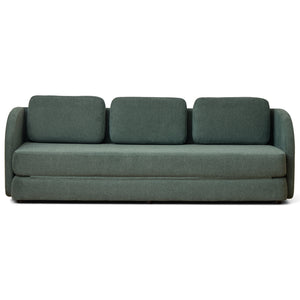 Katarina opklapbare slaapbank groen L: 217 x D: 77/145 x H: 75 cm
