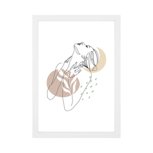 Lea - fotolijst 21x30 cm wit