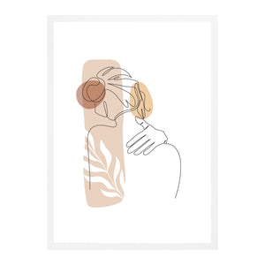 Lea - fotolijst 50x70 cm wit