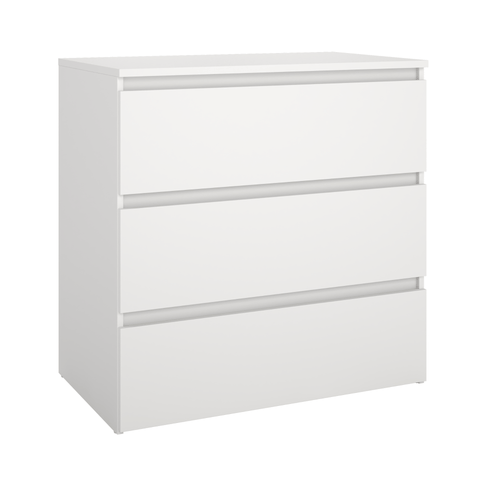 Maise commode 70x70x41 cm met 3 laden in wit