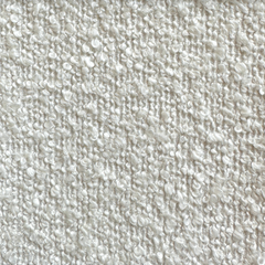 Malou - Off White Boucle stofstaal