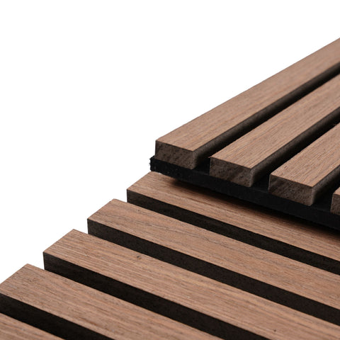 Akoestisch paneel in gerookt eikenfineer 2400x520x18 mm