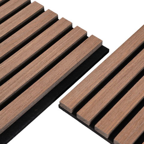 Akoestisch paneel in gerookt eikenfineer 2400x520x18 mm