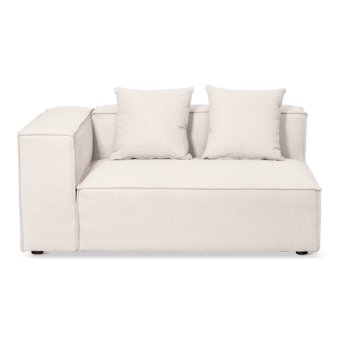 Hailey bank links module in beige L: 147 X D: 100 X H: 65 Cm