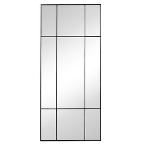 New Yorker spiegel met zwarte lijst 180 x 80 cm