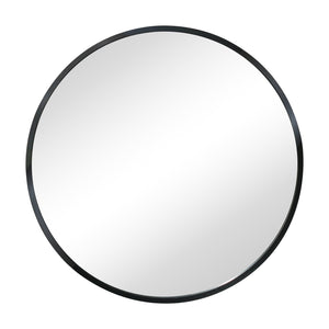 Julia ronde spiegel met zwarte lijst Ø50 cm
