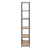 Seaford boekenkast in eikenfineer met metalen frame 77 x 35 x 185 cm