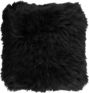 Echt lamsvelkussen - Zwart 45x45 cm
