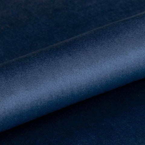 Vega - Donkerblauwe fluwelen stofstaal