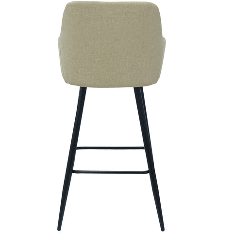 Carlo barkruk - beige met armleuning 65 cm.